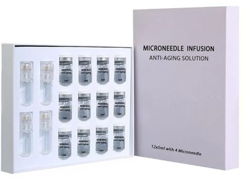 Système De Micro-Infusion Faciale, Kit De Micro-Aiguilletage à L'acide Hyaluronique, Sérum Pour Une Peau éclatante, Réduit Les Rides, Rajeunit La Peau, Améliore L'élasticité Et Hydrate En Profondeur(4