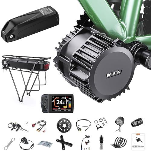 BAFANG HD 48V 52V 1OOOW Mid Drive Kit Ebike Conversion Kit | BBS-HD BBS03 M615 G320 Mid Motor with Opt Battery & Display 8Fun DIY Electric Bike Conversion Kit for City Mountain Bike