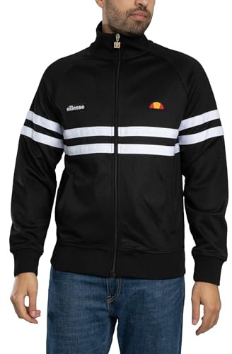Ellesse Herren Rimini Trainingsjacke, Dark Green/Off White
