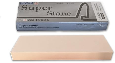 Sanelli Ambrogio, Naniwa Super Stone, Pietra Affilacoltelli Professionale, Grana Media #800, Ideale per l'Affilatura di Coltelli Normali, con Alta Forza di Lucidatura, Splash&Go, Made in Japan