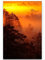 SIN-US 74 Sonnenaufgang über dem Wald – warme Farben - Poster gerollt 90x60cm
