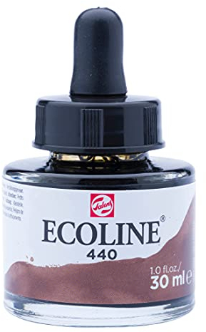 Ecoline Flüssig-Aquarellflasche 30 ml Sepia dunkel 440 (11254401)