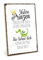 TypeStoff Holzschild mit Spruch – WAHRE PRINZEN TÖTEN FÜR DICH KEINE DRACHEN – im Vintage-Look mit Zitat als Geschenk und Dekoration zum Thema Liebe, Sorgen und Beistand - HS-00300