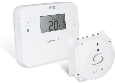 Teams Salus RT510BC+ Baxi Boiler Plus Compliant Digital Wireless Room Thermostat Stat Programmable, White, One Size