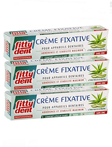 Fittydent crème fixative lot de 3 tubes de 40g (3)