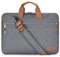 LONMEN 14 Inch Laptop Shoulder Bag,Computer Sleeve Carrying Case for 15 inch MacBook Pro 2019 / MacBook Pro Retina/Microsoft Surface Book 2 / Dell XPS 15/14 Laptop/Chromebook/Ultrabook (Gray)