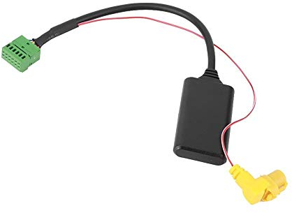 Qiilu AUX Bluetooth Adapter Kabel, Bluetooth -Audiodraht, Bluetooth -Musikdraht, Wireless Audio -Linie Musikadapter 5-12V Passend für MMI 3G AMI AUX A6L A4L S5