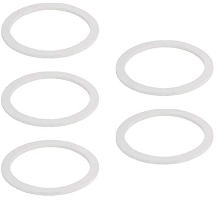 Cabilock 5 Stücke Kaffeemaschine Dichtungsring Silikon Dichtringe Kaffeekanne Dichtung Espressokocher Dichtring für Mokkakanne Kaffeekocher Mokka Espresso Kaffee Zubehör