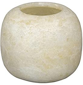 Ägyptischer Kerzenhalter, handgefertigt aus ägyptischem Alabaster