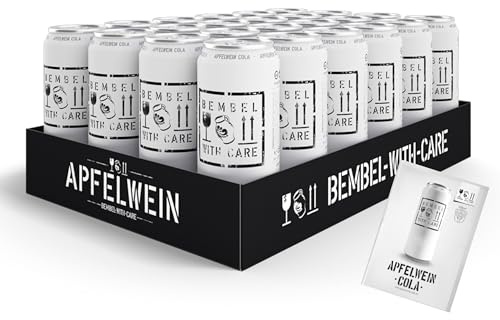 BEMBEL WITH CARE Apfelwein Cola 24 x 0,5 Liter inkl. 6€ DPG EINWEG Pfand und einer BEMBEL WITH CARE Postkarte