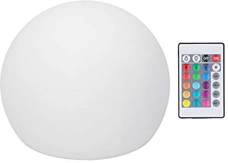 Yuecoom LED-Kugellampe, 24-Tasten-Fernbedienung LED-Nachtlichtkugel RGBW-Kugellampe Nachtlicht mit 16 Farben dimmbar 4 Modi