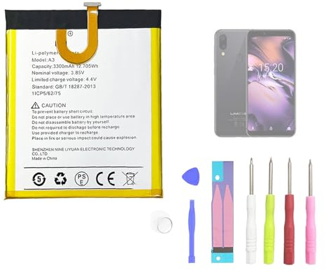 Aousavo UMIDIGI A3/A3 Pro Batterie de Rechange Compatible avec UMIDIGI A3/A3 Pro avec kit d'outils Gratuit