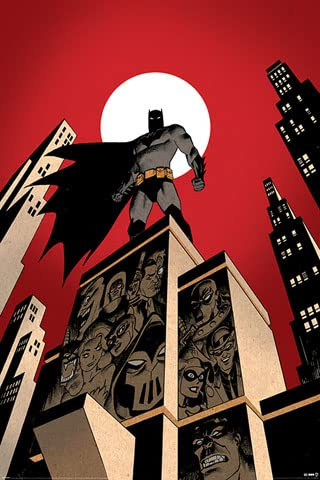 The Batman - Villain Skyline - Poster Plakat - Größe 61x91,5 cm