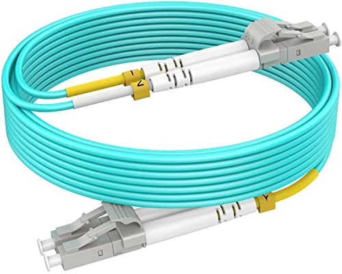 RamboCables LWL Patchkabel LC LC Multimode - 30m OM4 Glasfaser-Kabel - Duplex LSZH - 100GBit/s 50/125µm