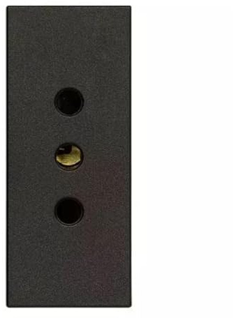 VIMAR 30201.G Linie Steckdose SICURY Standard Italienisch Typ P11, schwarz