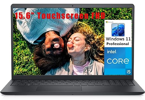 Dell Inspiron 15 3000 3511 15.6 FHD Touchscreen Business Laptop, Intel Quard-Core i5 1035G1 (Beats i7-8550U), 16GB DDR4 RAM, 1TB PCIe SSD, 802.11AC WiFi, Bluetooth, Carbon Black, Windows 11 Pro