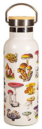 Sass & Belle Vintage Mushroom Metal Water Bottle