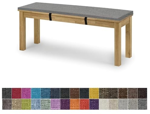 yaoumeo Bankauflage Sitzkissen,Bankkissen,100x35x5cm Gartenbank Auflage,Waschbar-Abnehmbarem,Mehrere Farbgrößen Verfügbar(Dunkel Grau)