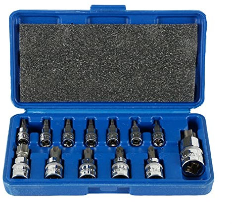 OnSaya Multi Tools Set 13PCS Hexagon Box Wrench Set Bit Set for Torx Screws Hexagonal Plum Socket Universal Screwdriver Star Screwdriver Tool Hand Tool Hand Tools Repair & Maintenance DIY Tool Kit