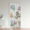 Loussiesd Cartoon Owl Türvorhang 132x203cm für Tür Kinder Cute Tier Floral Blatt Druckene Zimmer Vorhang Kawaii Vogel Branches Dekor Zimmer Zimmer Gardinen Cartoon Owls Design Weiß Zimmer Vorhänge