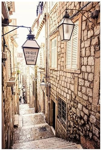 Puzzles 1000 In Dubrovnik Kroatien Gibt Es Eine Steile Treppe 75 * 50Cm