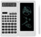 Zfish Scientific Calculator, Dual Power, White, 10-Digit LCD, Foldable, Perfect for Students & Teachers