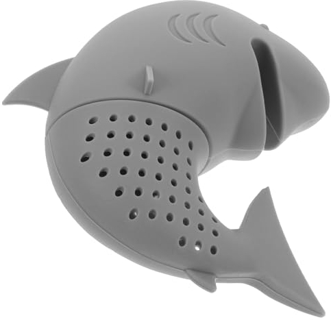 MAGICLULU Shark Tea Infuser Funny Animal Shaped Tea Filter Loose Leaf Tea Strainer Silicone Tea Diffuser Strainer for Tea Drinkers Shark Lovers Summer Party Favors