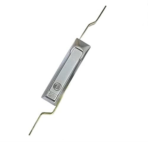 MS828 serrure à bielle interrupteur haute et basse tension serrures de porte d'armoire électrique méta serrure d'armoire industrielle 1 pièces (Color : Silver)