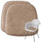 Easy and Green Sitzkissen Filz Eckig Mit Antirutsch-Beschichtung - Made in Germany - Stuhlkissen Aus Upcycling rPET Filz - Extra Dick (2, Beige)