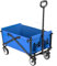 CRBUDY Festival Trolley Camping Trolley Garten Trolley Tragbare Utility Wagon Klapp Garten Trolley Warenkorb Heavy Duty Wagon Einkaufswagen Strand Trolley Fo