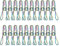 Skroad 20 pinzas para ropa de 6 cm, clip de acero inoxidable para ropa, archivos, aperitivos, sellado, manta, toalla, colorido