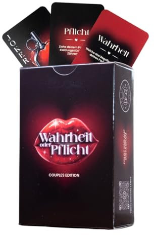 Sex Edition - 100 Wahrheit oder Pflicht Spielkarten - Erotisches Sex Spiel für Paare, Valentinstag & kalte Wintertage, für intime Momente und Spaß im Bett
