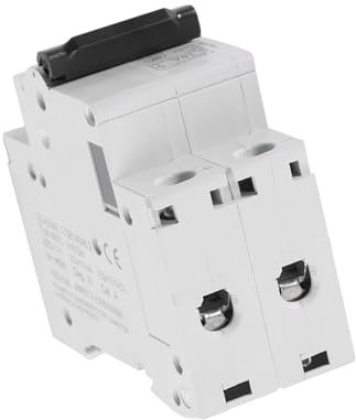 1 Stück 250 V DC 2P Niederspannungs-Miniatur-Luft-Leistungsschalter Solarenergie-Schalter 16 A/32 A/63 A (16A)