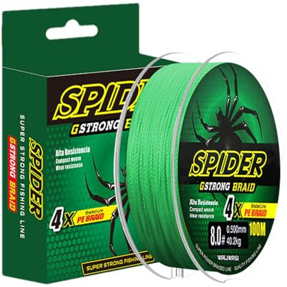 Filo da pesca per pesca in mare li-ne, filo da pesca in fluorocarbonio, filo da pesca intrecciato, filo da pesca da 100 m, fili intrecciati resistenti all'abrasione, filo da pesca intrecciato in PE,