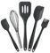 Wenrescry 5 piezas de accesorios para hornear, herramienta de silicona para hornear, juego de utensilios de cocina, raspador de silicona, en contacto con alimentos, fácil de limpiar y resistente al