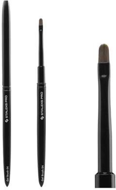 STALEKS PRO Pinceau d'application et de construction des ongles en gel 7 x 4 mm Expert NBE 04