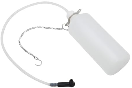 NYTKL 1L Brake Bleeder Bottle, One Person Brake Bleeding Kit with 24 Inch Tube & Rubber Connector, Automotive Fluid Pressure Bleeder for Cars Motorcycles Dirt Bikes Scooters ATVs