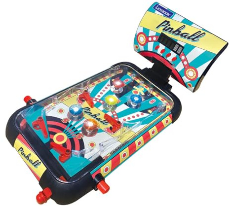 LEXIBOOK, Electronic Pinball Machine, JG610LXB | LCD screen, Sound effects, Light effects, Action and reflex game