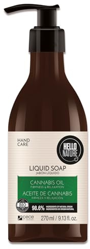P-Beauty Naturkosmetik Hand Flüssigseife mit Hanfsamenöl 270ml - Natürliche Handseife & Schaumseife für sanfte Reinigung, intensive Feuchtigkeit & geschmeidige Haut - Vegan & dermatologisch getestet