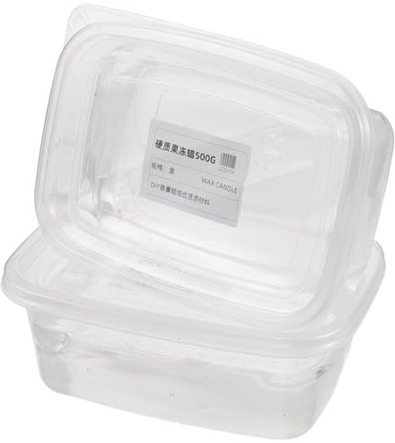 BESPORTBLE Cera en Gel Transparente Quema Lenta y Mezclable Aceites para Hacer Velas Artesanales, Material para Moldeo de Cera 1kg Adecuado para Decoración Interior y Manualidades