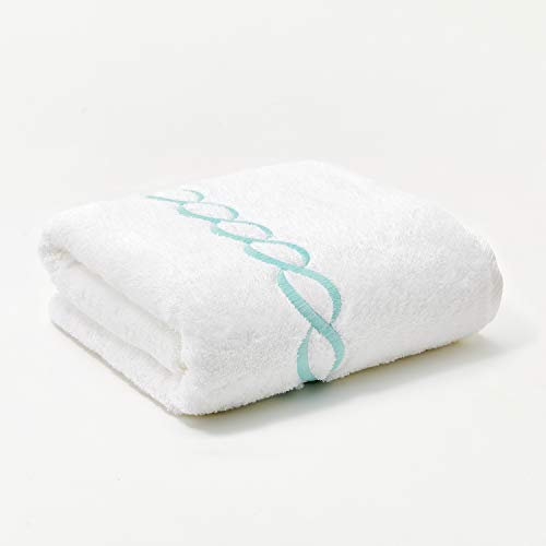 Calla Angel Superior 1000 Gramm Ägyptische Baumwolle Übergröße 63 x 31 Badetuch 1 Stück Mint Kette