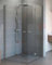 Schulte paroi de douche accès d'angle avec portes pliantes 80 x 80 x 192 cm, profilé alu-argenté, verre de sécurité 5 mm transparent antical, plage de réglage 79-80.8 cm, largeur d'accés 99.3 cm