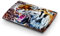 Skins4u Aufkleber Design Schutzfolie Vinyl Skin kompatibel mit Sony PS3 Playstation 3 Super Slim Fractal Tiger