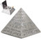 Pyramiden-Zigarren-Aschenbecher mit Deckel, Aschenbecher für Kneipe, ägyptischer Stil, magischer Zigarren-Aschenbecher, Geschenke oder Heim-Bar, dekorative Kunst (Pyramidendose)