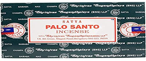Satya Räucherstäbchen, Schwarz, PALO Santo