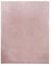 TT Home Hochflor Teppich Wohnzimmer Kunstfell Super Softes Kaninchenfell Imitat In Rosa, Größe:160 cm Rund