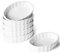ONTUBE 4 oz Small Ramekins -Porcelain Oval Shape Ramekins for Creme Brulee Dishes,Dipping Sauces,Baking Pudding Cups, Souffle Dish,Oven Safe,Set of 6, White