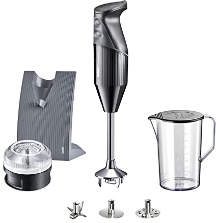 BAMIX | Mixeur plongeant SwissLine M200 | acier inoxydable | noir mat