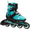 Rollerblade MICROBLADE, Inline Skates für Jungen, Inliner für Anfänger & fortgeschrittene Kinder, Blau Wasser/Schwarz, Gr. 33-36.5