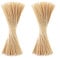 BigDean 200x Pflanzstäbe aus Bambus - Rankhilfe Tomatenstangen Holz Rankstäbe Bambusstäbe 90 cm Pflanzenstäbe Anzuchtstäbe